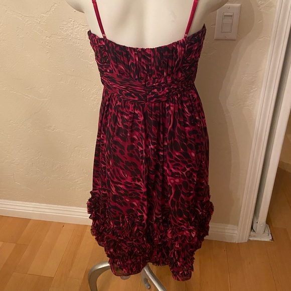 Vintage OC by Oleg Cassini animal print Dress size 8 - Picture 7 of 9